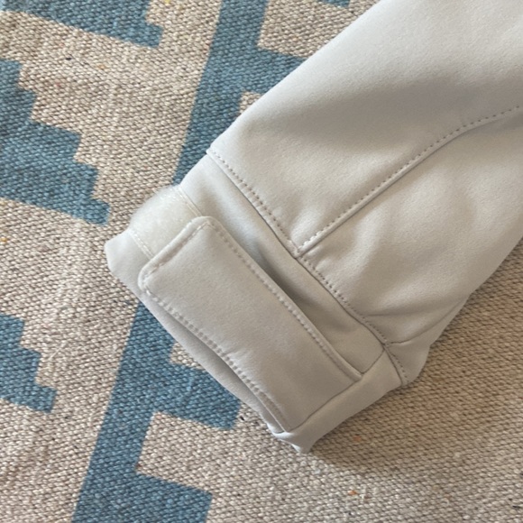 Kids Cream Jacket with Pink Accents - Picture 4 of 8